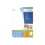 HERMA Premium - Permanent selbstklebende, matte laminierte Papieretiketten - wei&szlig; - 105 x 42,3 mm - 2800 Etikett(en) (200 Bogen x 14) (4625)