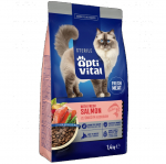 OptiVital karma sucha Steril- pełnoporcjowa karma dla sterylizowanych kot&oacute;w FM z łososiem 1,4 kg