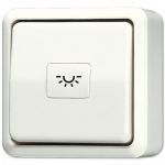 JUNG 631A Elektroschalter Pushbutton switch Wei&szlig; (631A)