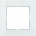 Jung 1fach Rahmen A creation Mattwei&szlig; AC581GLWMT (AC581GLWMT)