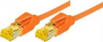 Patchkabel S/FTP, PiMF, Cat 6a, orange, 2,0 m F&uuml;r 10 Gigabit/s, halogenfrei, mit Draka-Kabel und Hirosesteckern TM31 (72202A)