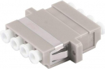 shiverpeaks &reg;-BASIC-S--LWL-Verbinder, LC-LC, Quad, beige (BS07-60044)