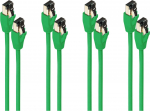 shiverpeaks &reg;-BASIC-S--Patchkabel cat. 8.1 F/FTP PIMF LSZH gr&uuml;n 1,5m--VE4 (BS08-41153-4)