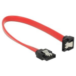 DeLOCK - SATA-Kabel - Serial ATA 150/300/600 - 7-poliges SATA (M) - 7-poliges SATA (M) - 20cm - 90-Grad-Anschluss, verriegelt - Rot (83977)
