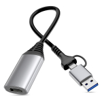 Equip Adapter USB-C/A->HDMI 1920x1080/ 60Hz Alu.