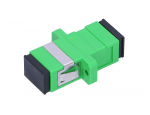 Extralink SC/APC Adapter, Single-mode, Simplex, Green