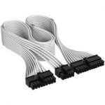 Corsair Kabel, Type 4, ATX Motherboard Power Connector, 24-pin, 610mm, einzeln ummantelt - wei&szlig;