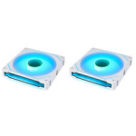 Lian Li UNI FAN SL-INF 140 ARGB Reverse Blade PWM L&uuml;fter, 3er Pack (Ohne Controller) - 140mm, wei&szlig; + 1x UNI FAN SL-INF 140 ARGB PWM L&uuml;fter