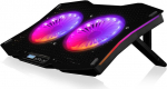 Modecom MC-CF18 RGB Llaptop-K&uuml;hlpad 45,7 cm (18) 1200 RPM Schwarz (PL-MC-CF-18-RGB)