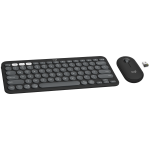 Logitech Pebble 2 Combo Tastatur Maus enthalten RF Wireless + Bluetooth QWERTY D&auml;nisch - Finnisch - Norwegisch - Schwedisch Graphit (920-012257)