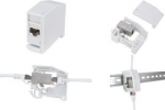 LogiLink MP0056 - Hutschienenadapter mit Cat.6a Kupplung