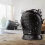 DOMO DO7324F ne&scaron;iojamas ventiliatorinis &scaron;ildytuvas 2000 W baltas pilkas