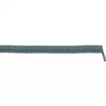 LAPP UNITRONIC SPIRAL LiF2Y11Y spiralinis kabelis, 4 x 0,25 mm&sup2;, 200 mm suspaustas / 800 mm i&scaron;tiestas, pilkas 73220351