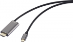 SpeaKa Professional USB-C HDMI Adapterkabel Stecker HDMI-A Buchse 2.00 m (SP-12876348)