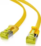 helos Cat.6a Ultra-Flat U/FTP AWG 32 komutacinis kabelis 205251, 7,5 m, geltonas