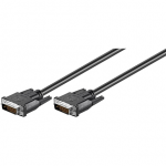 Wentronic Goobay DVI-D FullHD Kabel Dual Link, Schwarz, 1.8 m - DVI-D-Stecker Dual-Link (24+1-Pin) > DVI-D-Stecker Dual-Link (24+1-Pin) (93573)