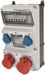 MENNEKES Ki&scaron;tukinių lizdų kombinacija 930013 AMAXX 2xCEE 5x16/32A 2xSchuko 4xLS 930013