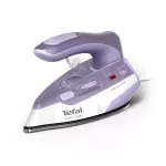 Tefal First Class DB1612E0 kelioninis lygintuvas - 1100 W, nerūdijančio plieno padas, dviguba įtampa, 70 ml talpa, baltas/mėlynas