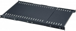 Intellinet 48,30cm (19) Fixed Extending Shelf - Rack - Regal - Schwarz, RAL 9005 - 1U - 48,3 cm (19) (714389)