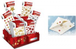 HERMA Weihnachts-Sticker MAGIC Glittery Sterne, Display Display mit weihnachtlichem Aufdruck, 6 Motive sortiert, - 1 St&uuml;ck (15098)