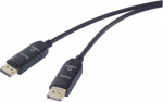 Renkforce Glasfaser / DisplayPort Anschlusskabel DisplayPort Stecker, DisplayPort Stecker 20.00 m Schwarz RF-6117770 8K UHD DisplayPort-Kabel (RF-6117770)