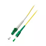 EFB Simplex &scaron;viesolaidinis komutacinis kabelis LC/APC-SC/APC OS2 G657A2, 2 m, LSZH 2 mm, geltonas (O2531.2)