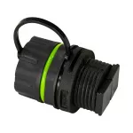 LOGILINK FA05SD1 lauko optinio pluo&scaron;to SC duplex jungtis su dulkių dangteliu &ndash; multimode OM3/OM4, aqua (10 vnt. pakuotė)
