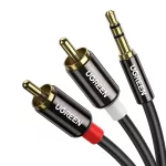 UGREEN AV116 3,5 mm į RCA garso kabelis 2 m, auksu dengtas, stereo, vyras į vyrą