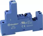 FINDER FIN 97.01 &ndash; Ki&scaron;tukinis lizdas relėms FIN 46.61 / 86.30, mėlynas (9701)