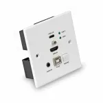 Lindy 150m Cat.6 HDMI 4K60 ir Type C HDBaseT sieninis siųstuvas KVM i&scaron;plėtimui