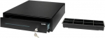 Light-duty cash drawer with 8 coin compartments 3 banknotes