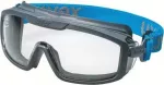 uvex i-guard+ viso regėjimo apsauginiai akiniai, skaidrus lę&scaron;is, antracito/mėlyni rėmeliai 9143267