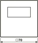 Jung HOME BTLS1791SW Raumthermostat-Display 1 (BTLS1791SW)