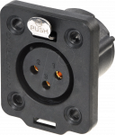 NC3FDX-T - XLR-Einbaubuchse 3-polig TOP (NC3FDX-TOP)