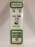 Evergreen 226 polistireno apvalus strypas 4,8 mm x 350 mm, 4 vnt., baltas