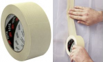 3M Krepp-Klebeband 101E, 36 mm x 50 m, Papier, beige Der Basisprofi f&uuml;r einfache Abdeck- und Haltezwecke - 1 St&uuml;ck (101E)
