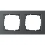 GIRA plok&scaron;telė 0212 23 antracitinė, berėžė dengiamoji plok&scaron;telė 80,8&times;151,9&times;9,3 mm