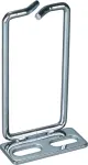 DSIT vertikalus kabelių tvarkymo laikiklis 40 x 85 mm, juodas plienas