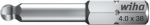 Wiha 7017 Z. Anzahl der bits: 1 St&uuml;ck(e), Material: Stahl, Zertifizierung: DIN 3126, ISO 1173. L&auml;nge: 3,8 cm (70170050)