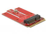 DeLOCK Mini PCIe > M.2 Key E slot - Speicher-Controller - M.2 - 1 Sender/Kanal - M.2 Card - PCIe Mini Card (63909)