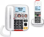 Swissvoice Xtra 3355 belaidis DECT telefonas su atsakikliu, dideliais klavi&scaron;ais, baltas