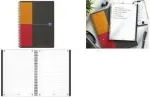Oxford International Task Manager spiralinis užra&scaron;ų bloknotas B5, 80 lapų, mėlynas, 400202295