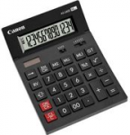 Canon AS-2400 - Desktop-Taschenrechner - 14 Stellen - Solarpanel, Batterie - Dunkelgrau (4585B001AB)