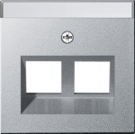 GIRA 2640 26. Buchsen-Typ: RJ-45, Produktfarbe: Aluminium (264026)