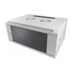 Sieninis stelažo korpusas ALLNET ALL-SMC6409GRAU &mdash; 9U, 50 kg, spynelė, pilkas
