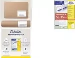 Lipnios etiketės Avery 4782-65, baltos, stačiakampės, 520 vnt.