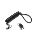Kensington NANO PORTABLE KEYED LOCK KD, 2,3 m, Raktas, Juoda