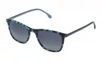 LOZZA moteri&scaron;ki akiniai nuo saulės SL4177M53WT9P Havana acetatinis kvadratinis rėmas rudi gradientiniai lę&scaron;iai 53mm