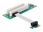 DeLOCK PCI-E/2x PCI interface cards/adapter Internal