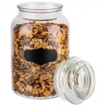 APS Canister 1,5L stiklinis indas su stikliniu dangteliu ir silikoniniu tarpikliu 82267